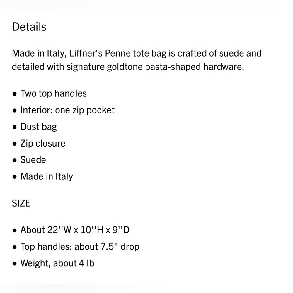 Liffner Penne Suede Tote Bag - Picture 2 of 13